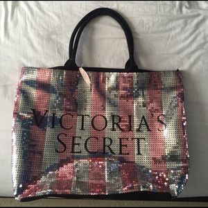 BRAND NEW Victoria’s Secret Sequin Tote